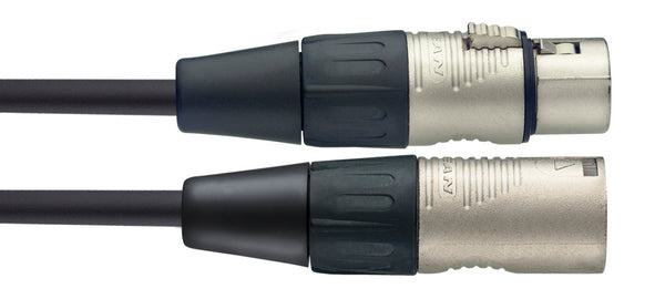 STAG-NMC3R XLR-XLR Microphone Cable with Rean