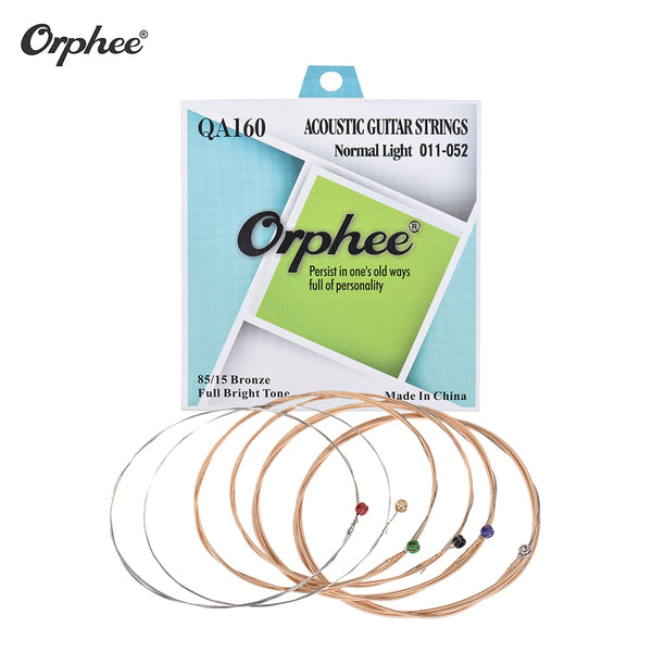 Orphee QA160 0.011 To 0.052 Accoustic Guitar Strings