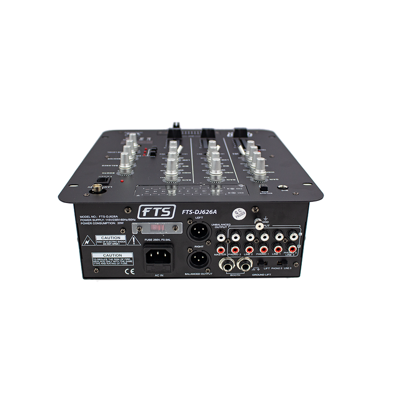 Beat Match 3 FTS-DJ626 3Ch DJ Mixer