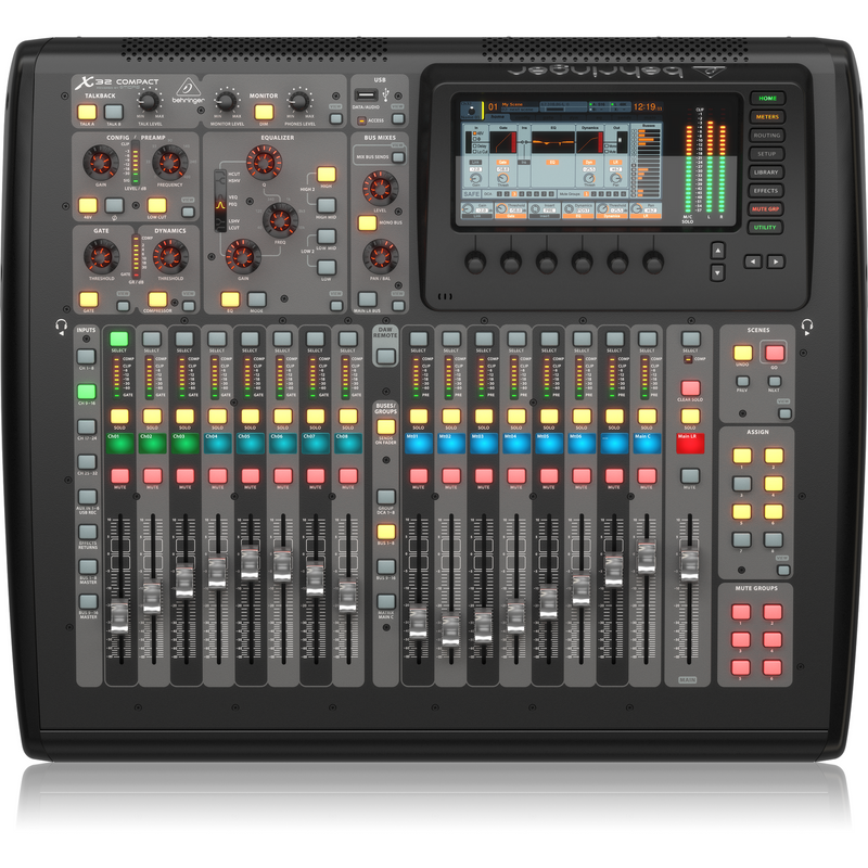 Behringer X32 COMPACT Compact 40-Input, 25-Bus Digital Mixing Console,fastrak-sa.