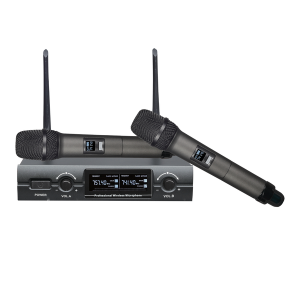 FTS Dual Handheld Wireless Microphones KU300 - fastrak-sa (3926429597763)