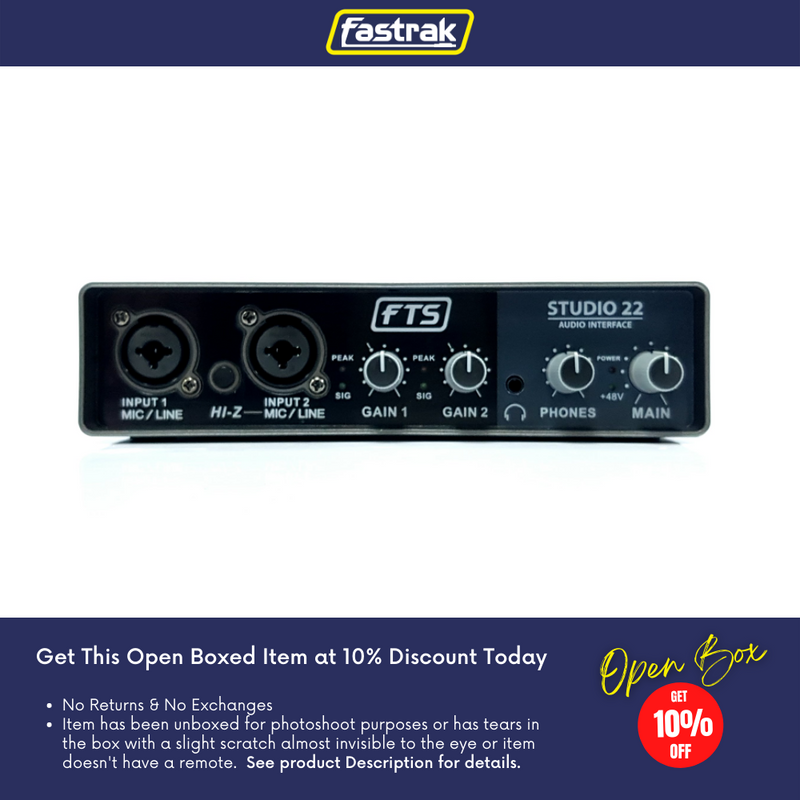 OPEN BOX - FTS Studio 22 Audio Interface