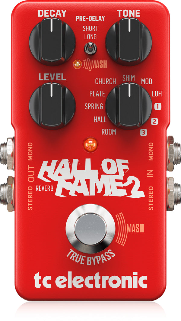 TC Electronic Hall Of Fame 2 Reverb Effects Pedal