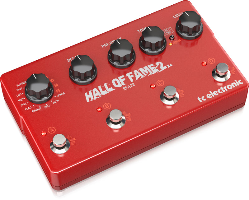 TC Electronic Hall Of Fame 2 X4 Reverb Effects Pedal