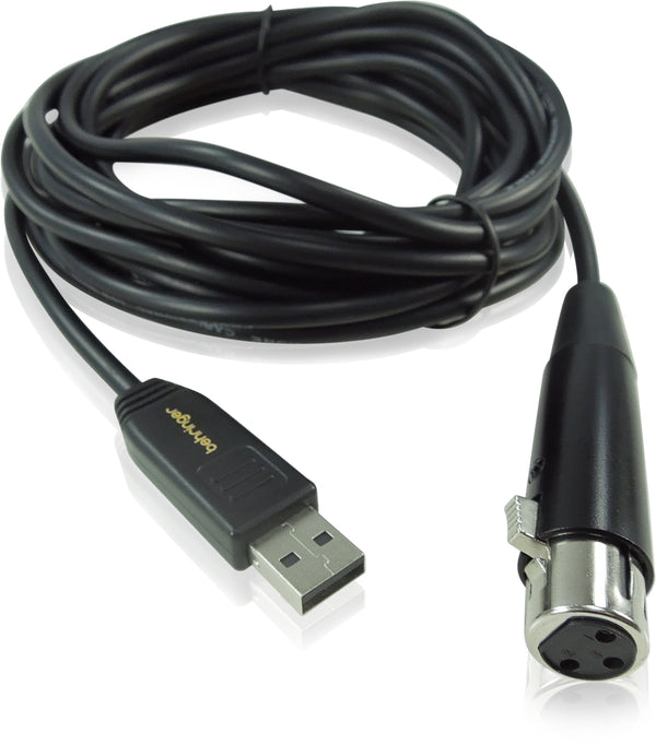 Behringer MIC 2 USB XLR To USB Audio Interface Cable