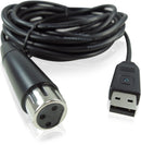 Behringer MIC 2 USB XLR To USB Audio Interface Cable