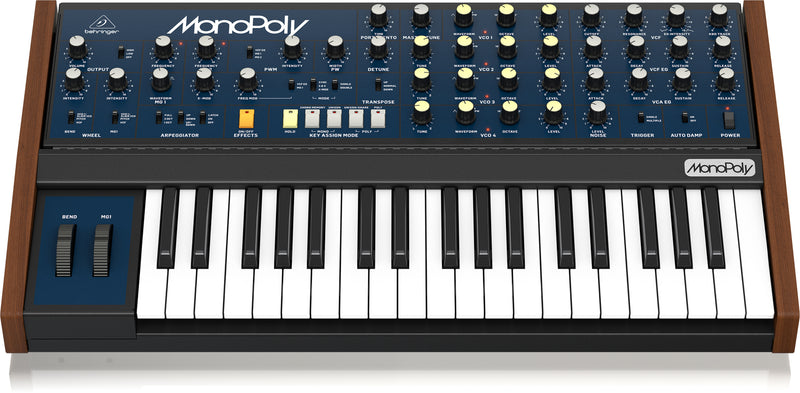 Behringer Monopoly Analog 4-Voice Polyphonic Synthesizer