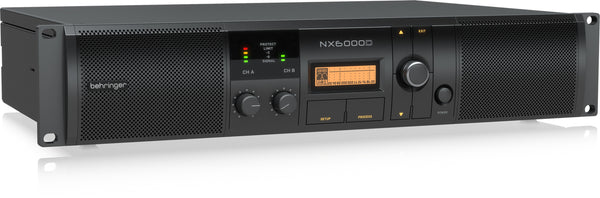 Behringer NX6000D 6000W 2-Channel Speaker Amplifier