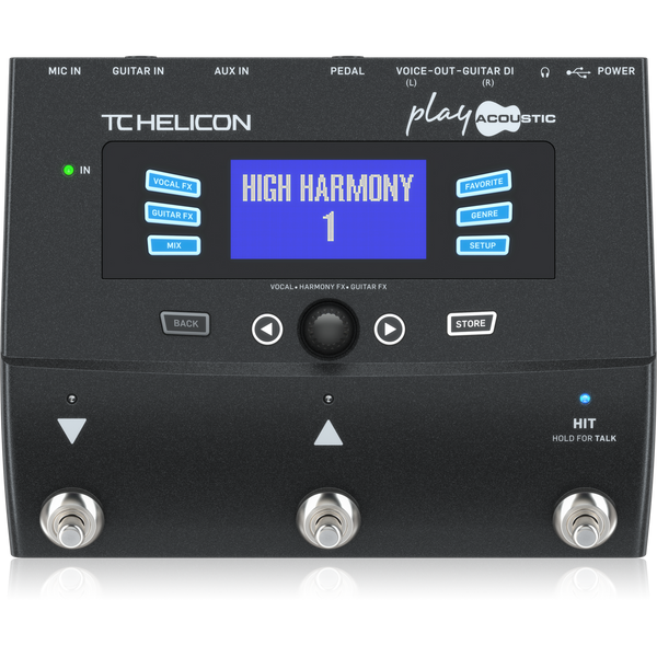 TC Helicon Play Acoustic Vocal And Acoustic Guitar Effects Processor