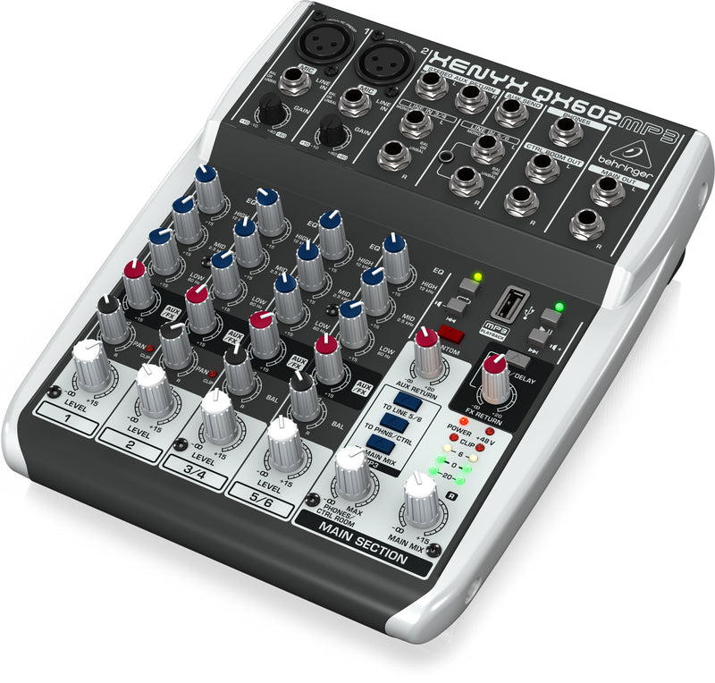 Behringer QX602MP3 6-Channel Mixer