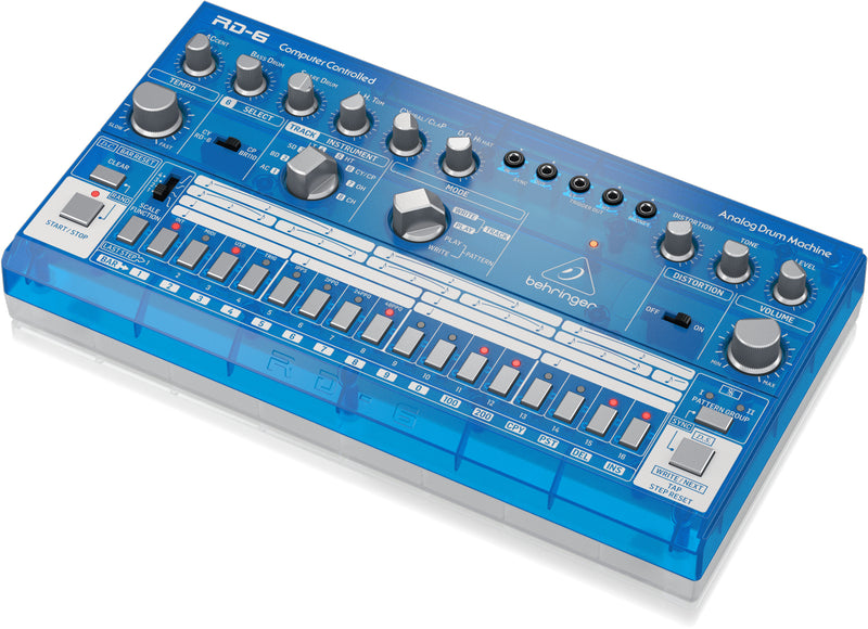 Behringer RD-6 BB Analog Drum Machine (Baby Blue)