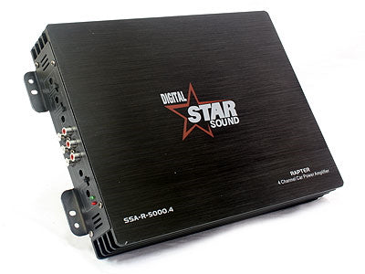 Starsound SSA-R-5000.4 5000W 4 Channel Car Amplifier