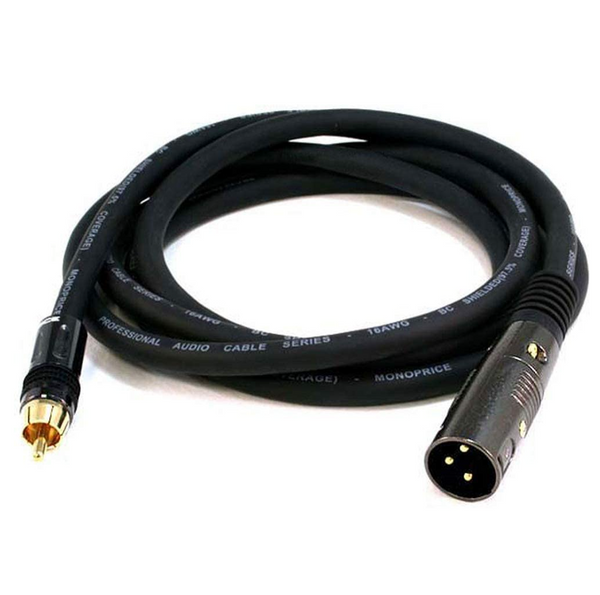 FTS CXLRRCA1.8 XLR Male To RCA Male Cable 1.8M