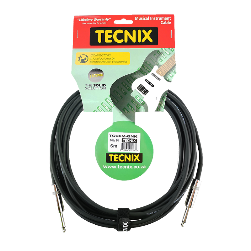 Tecnix TGC-6-QNK 1/4 Instrument Cable,fastrak-sa.