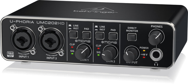 Behringer UMC202HD Audio Interface