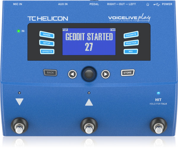 TC Helicon VOICELIVE PLAY Vocal Effects Stompbox