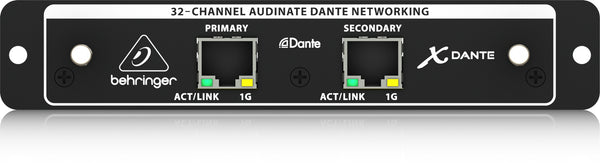 Behringer X-Dante High-Performance 32-Channel Audinate Dante Expansion Card
