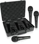 Behringer XM1800-S Dynamic Microphone (3 Pack)