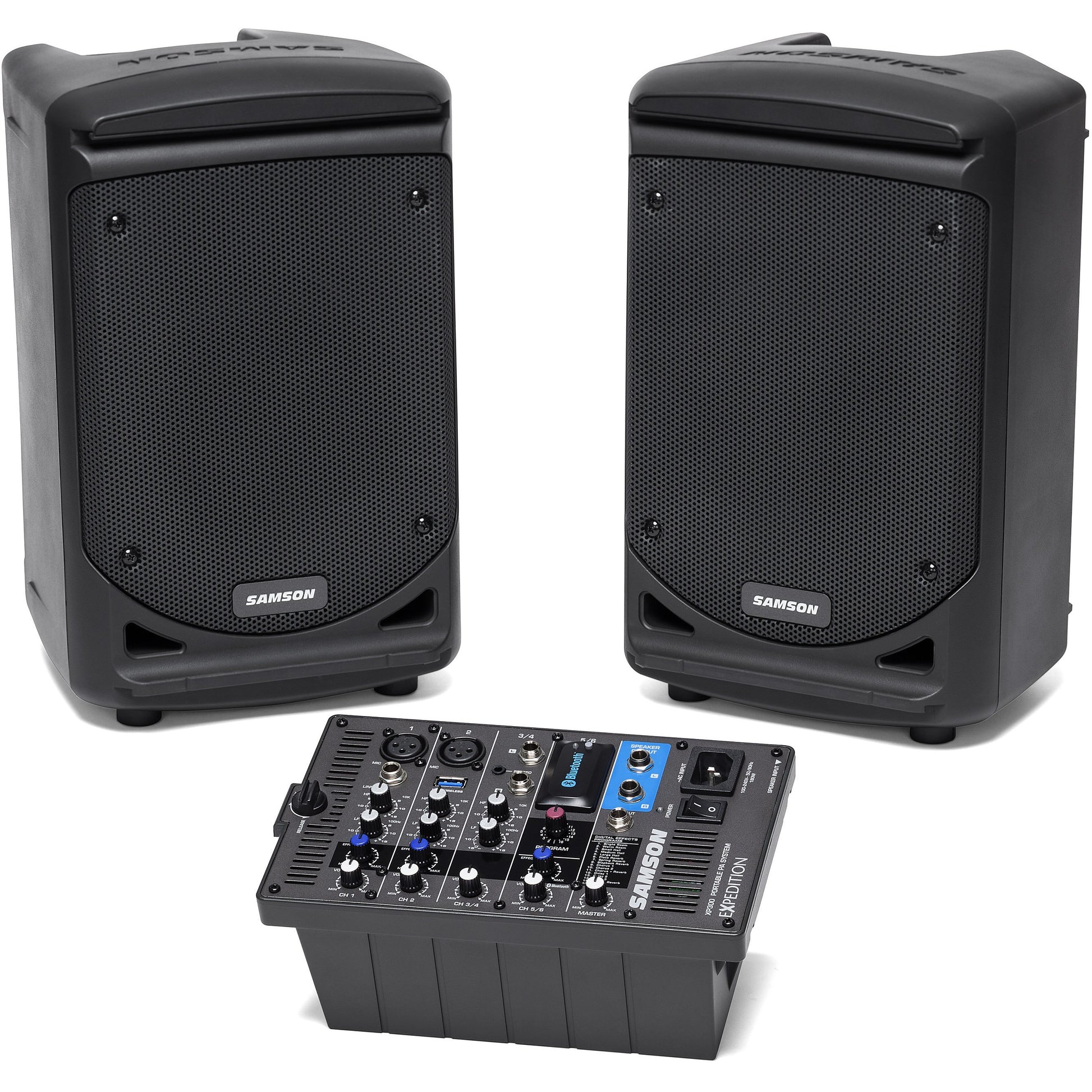 Samson XP300B Samson 300w Portable PA w/ Bluetooth,fastrak-sa.