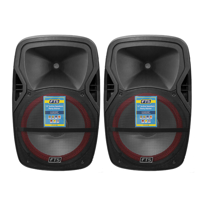 FTS Party Starter 15 15" 700W Active Speaker (Pair)